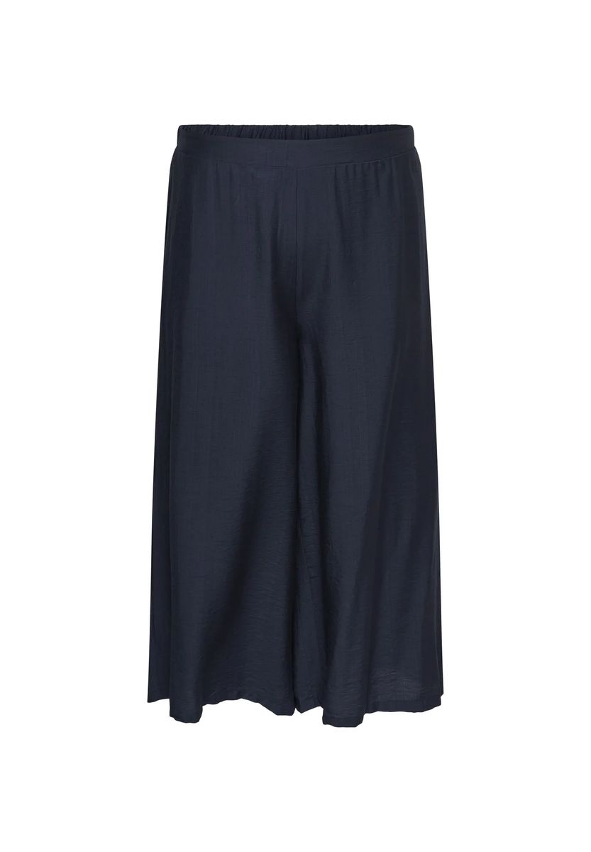 Fließende High-Waisted Culotte-Hose