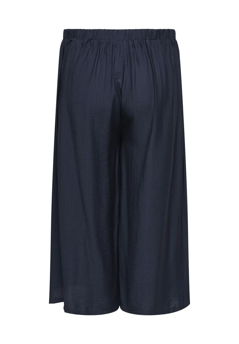 Fließende High-Waisted Culotte-Hose