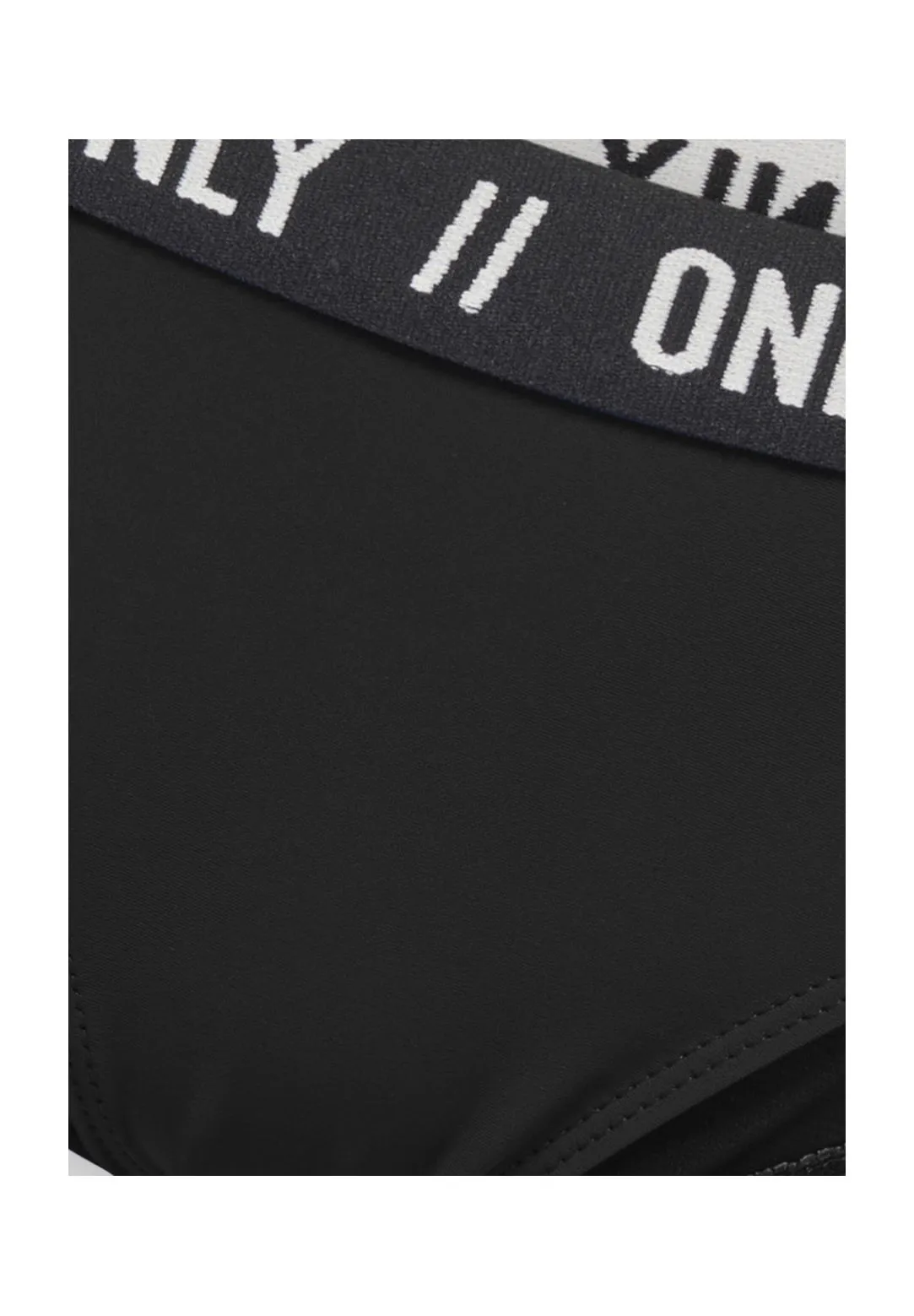 Triangel-Bikini mit Logo-Bund