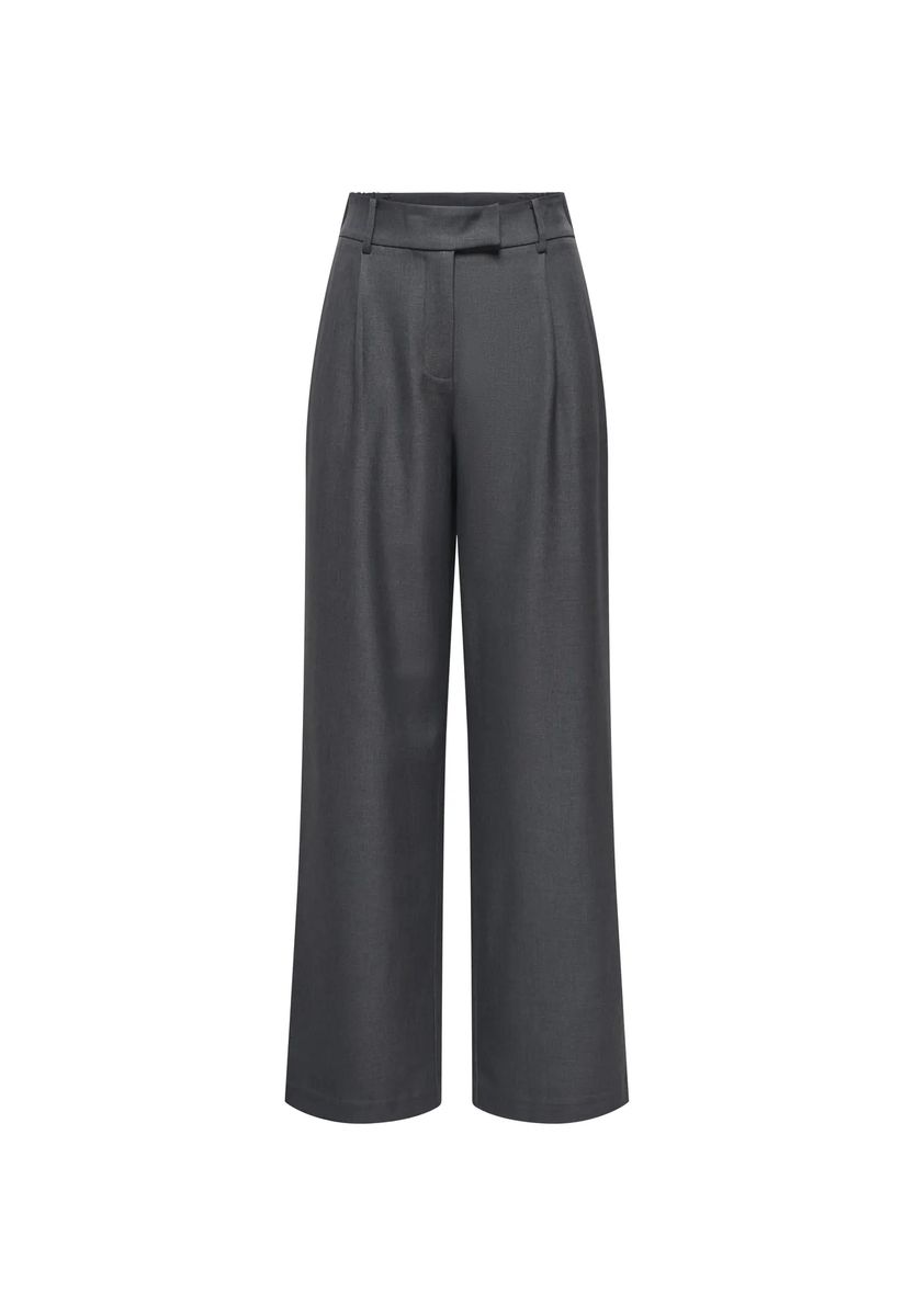 Hochgeschnittene Weite Bundfaltenhose