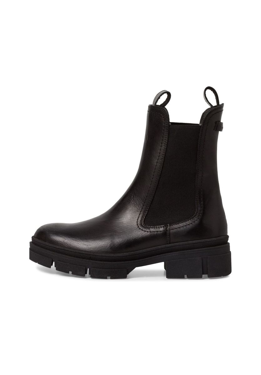 Klassische Chelsea Leder Stiefelette