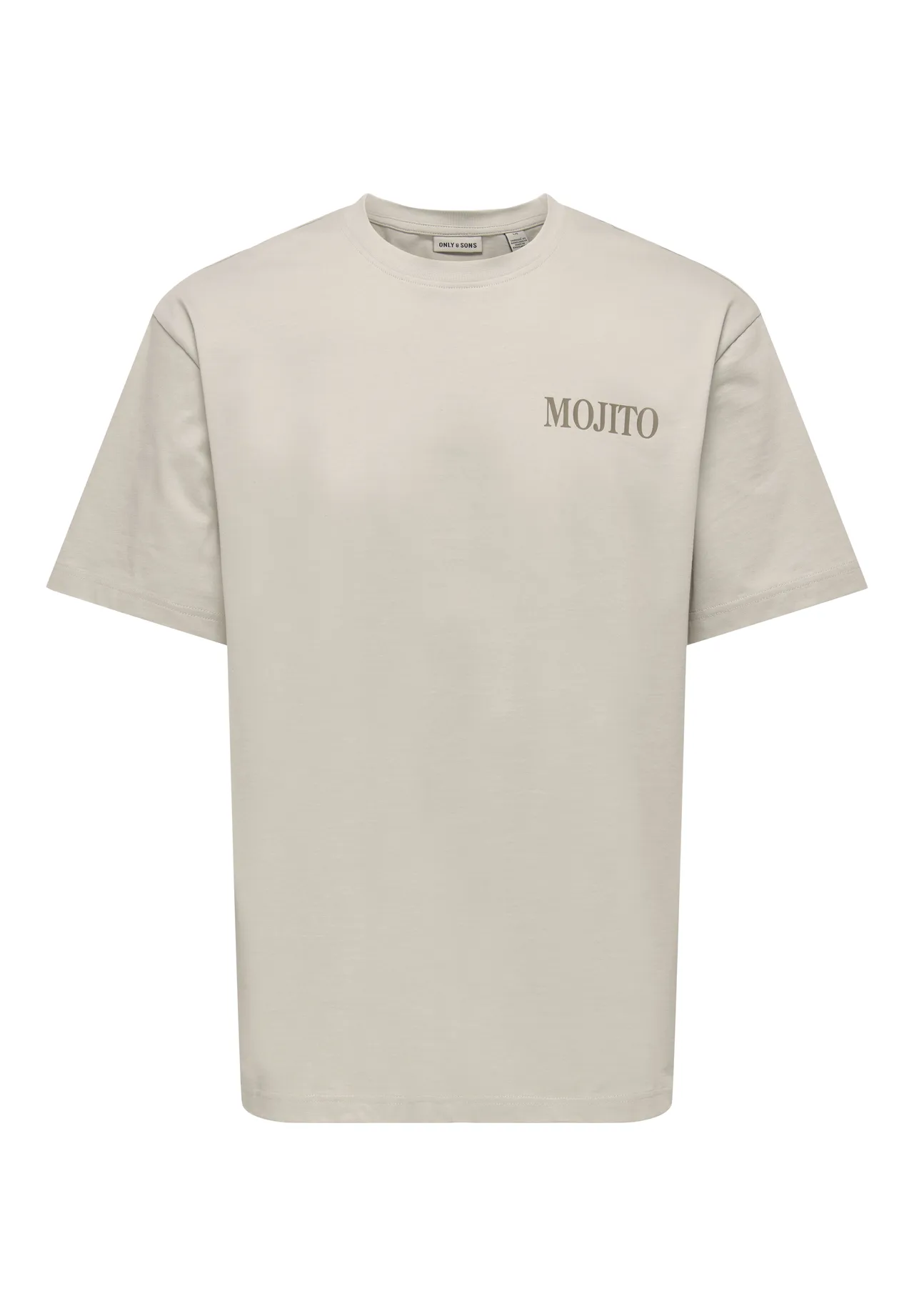 Lässiges T-Shirt mit Cocktail-Print