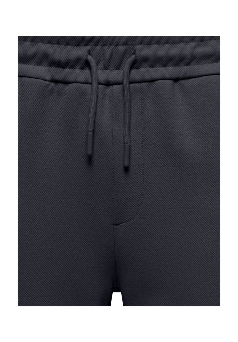 Strukturierte Strick-Shorts mit Tunnelzug