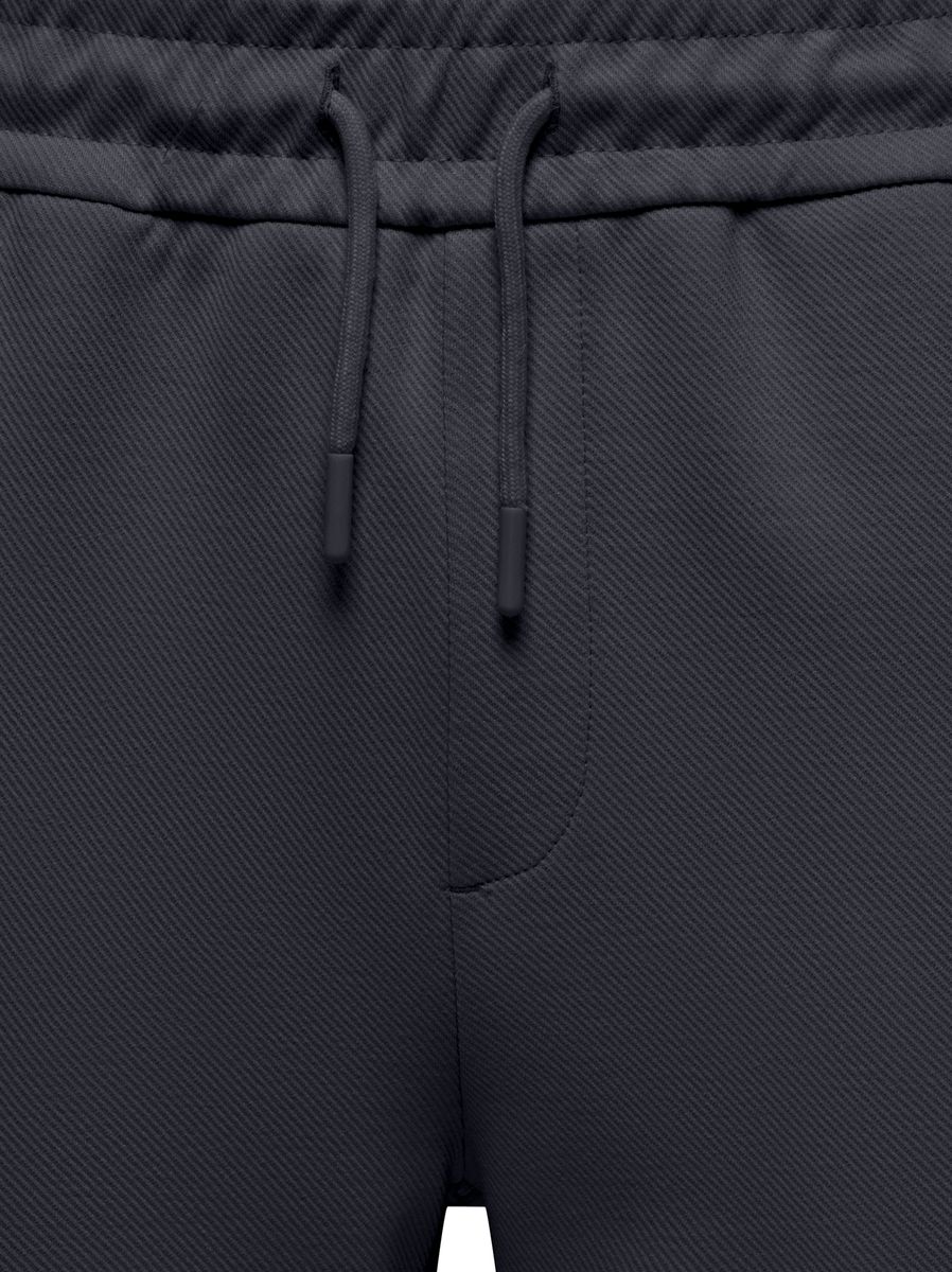 Strukturierte Strick-Shorts mit Tunnelzug