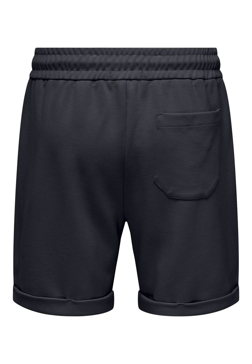 Strukturierte Strick-Shorts mit Tunnelzug