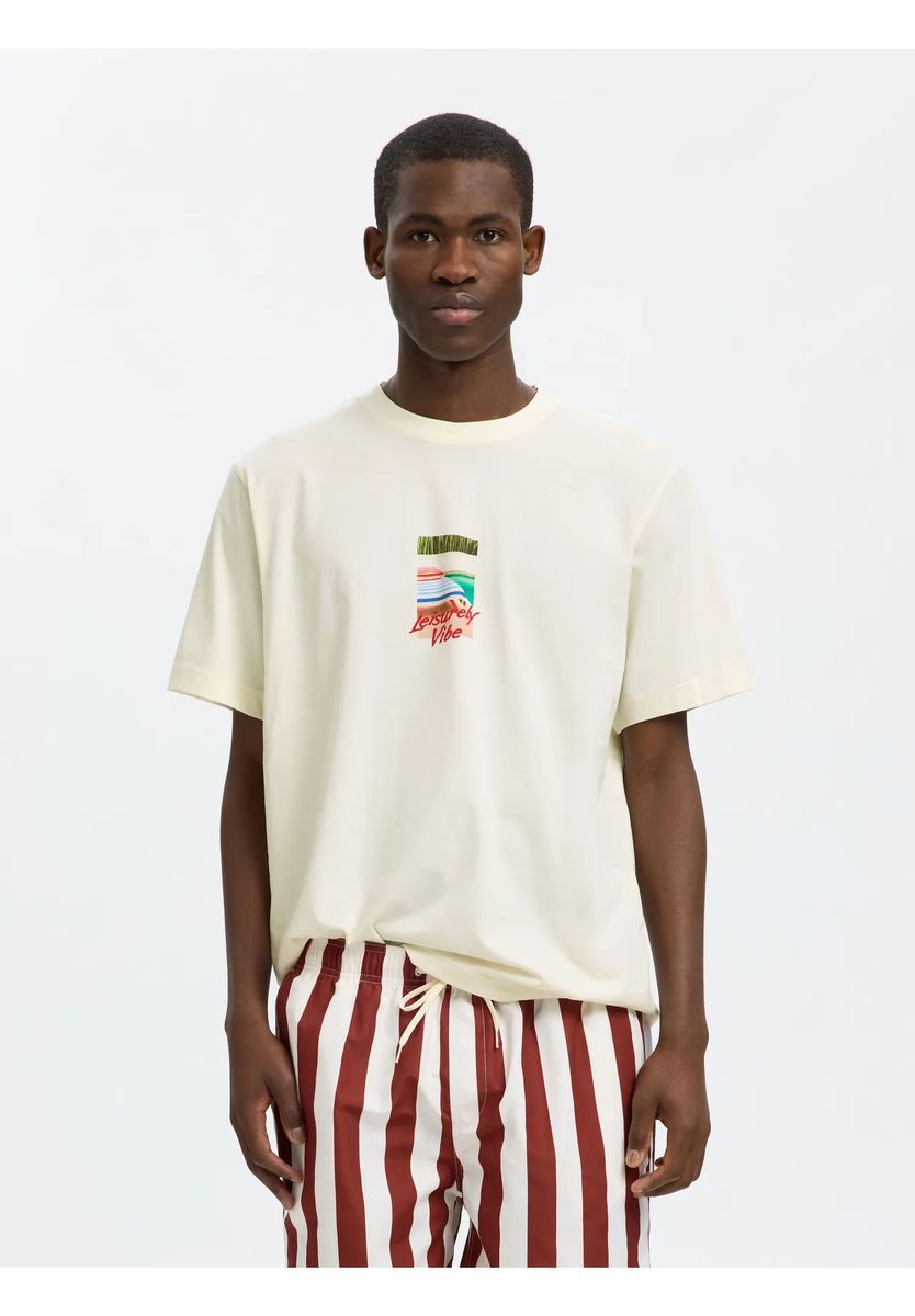 Relaxed T-Shirt mit Vacation-Print