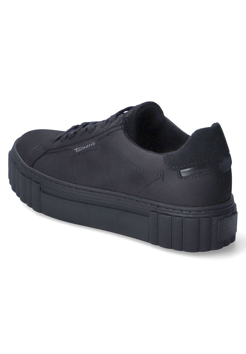 Plateau Sneaker im Leder-Look