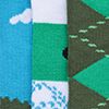 Crew-Socken mit Golf-Motiven