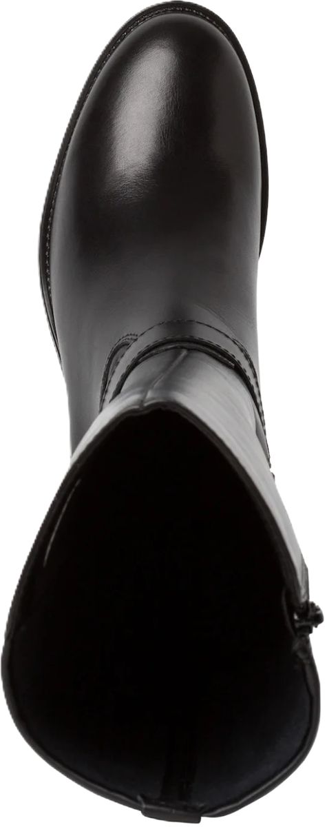 Leder Kniehohe Stiefel mit Absatz