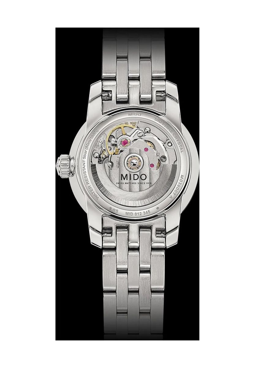 Automatikuhr mit Diamantbesatz und Gliederarmband