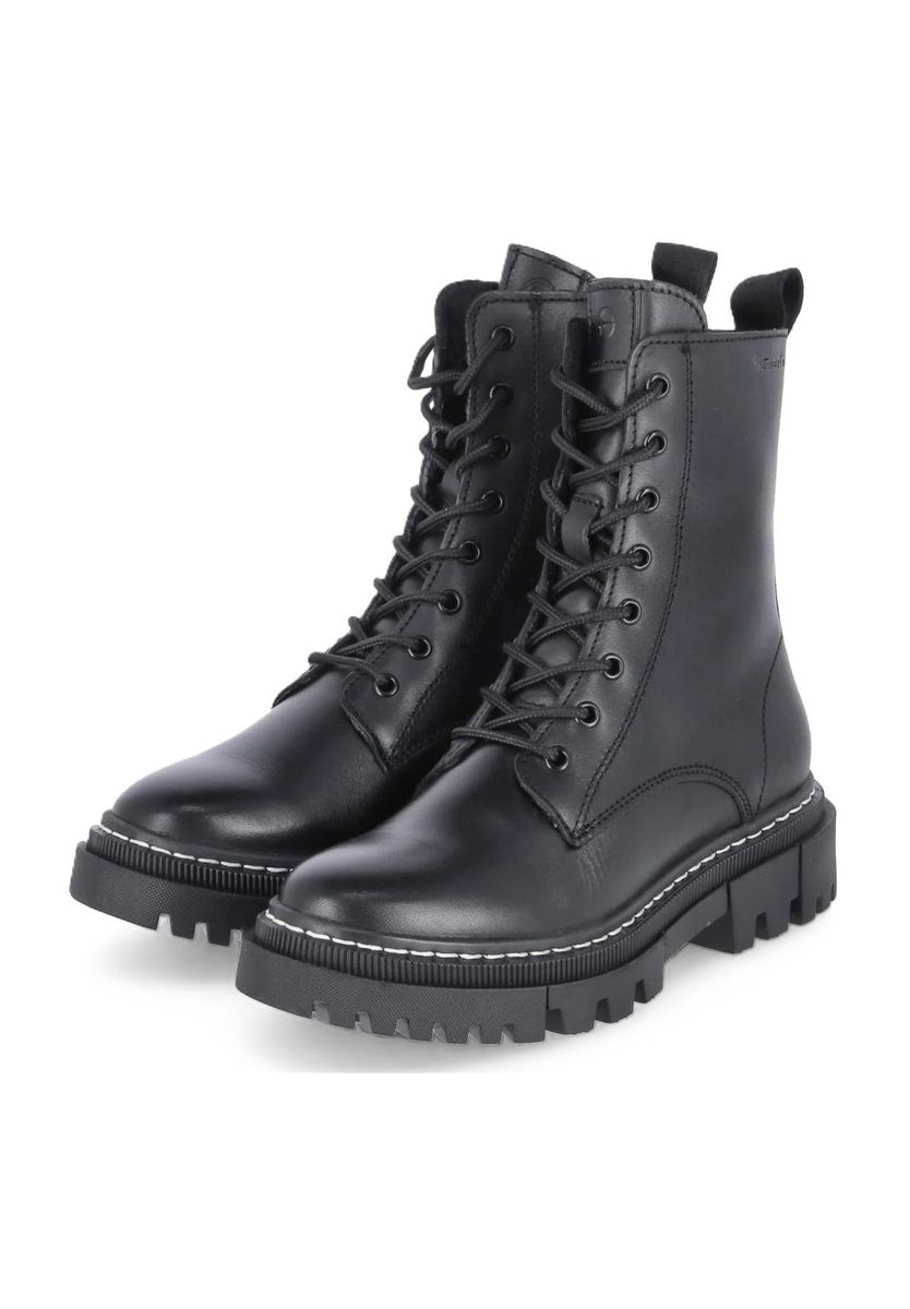 Klassische Schnürstiefelette aus Leder