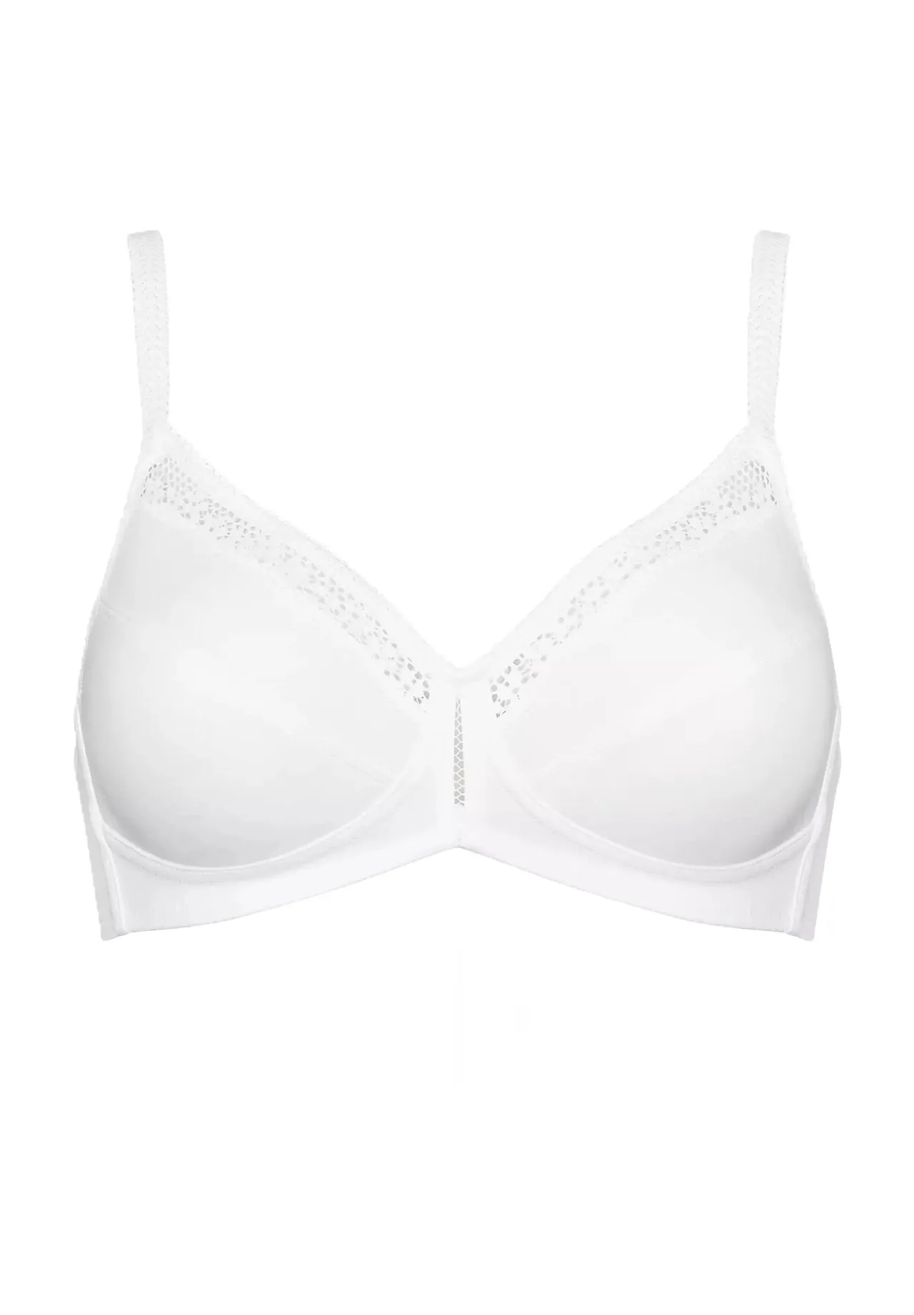 Baumwoll-Soft-Cup mit Spitzenbesatz
