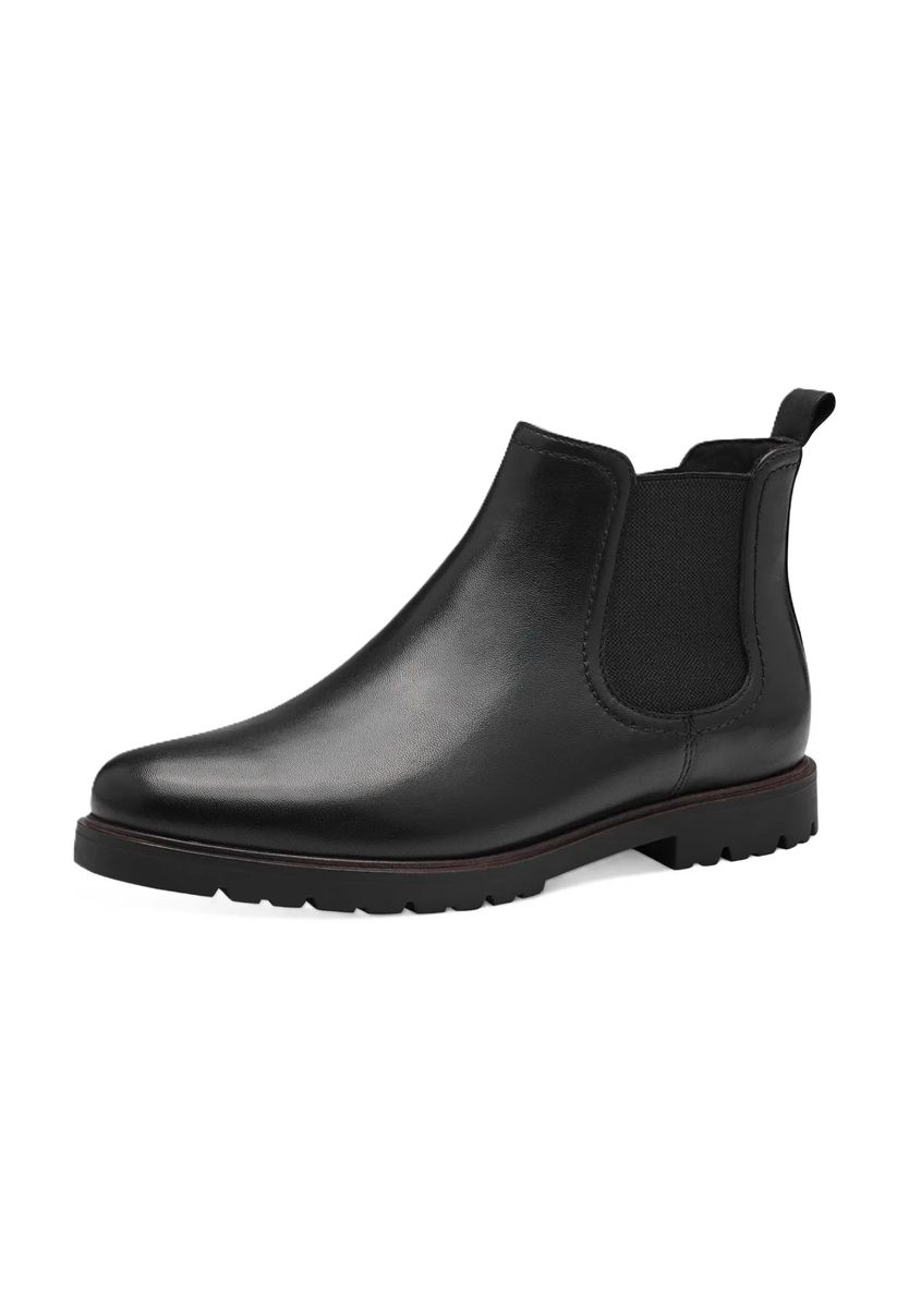 Chelsea-Boots aus Leder mit Profilsohle