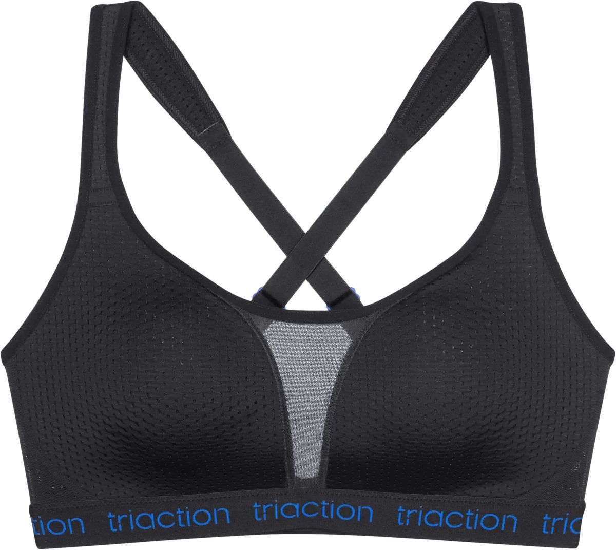 Gepolsterter bügelloser Mesh-Sport-BH