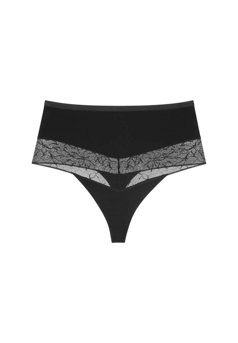 Formgebender Tanga mit hohem Bund