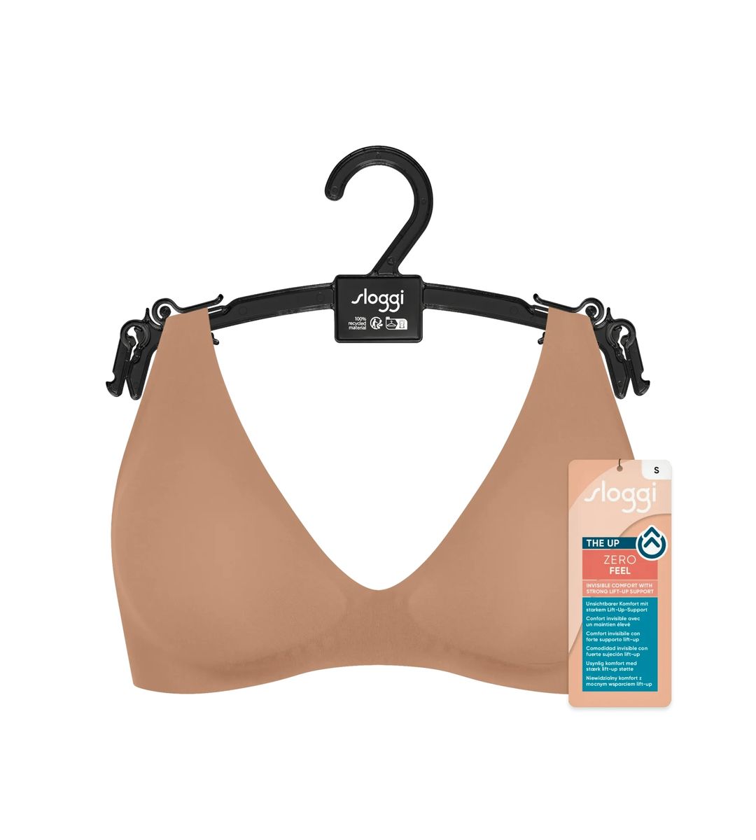 Nahtloser wattierter Push-Up-BH