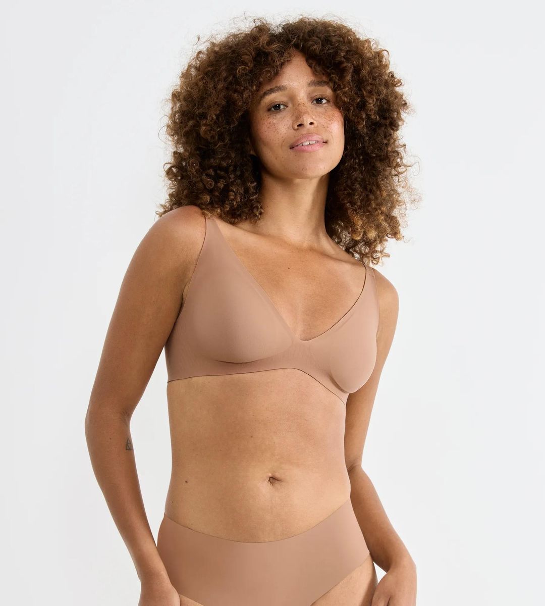 Nahtloser wattierter Push-Up-BH
