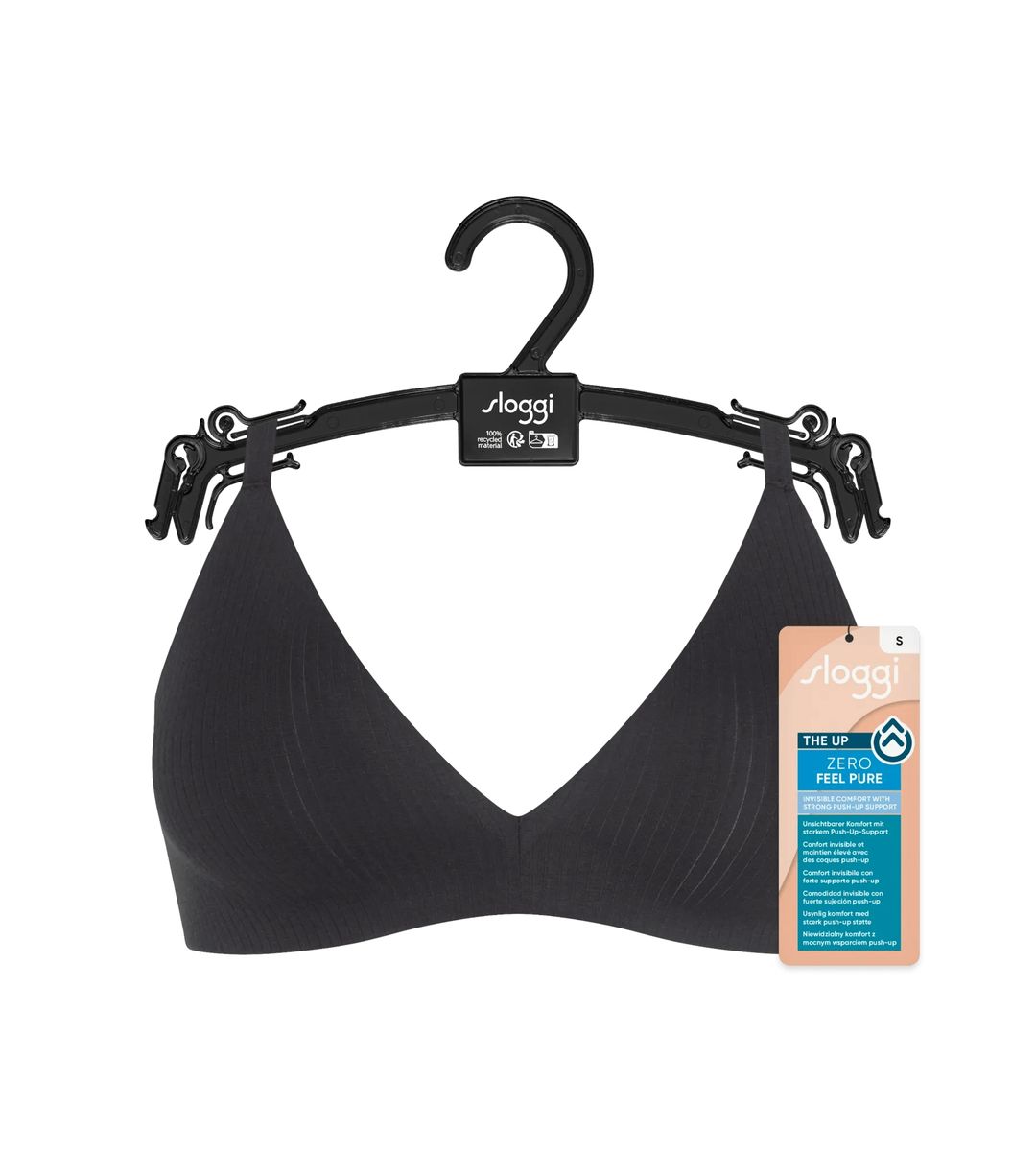 Unsichtbarer Gerippter Push-Up-BH