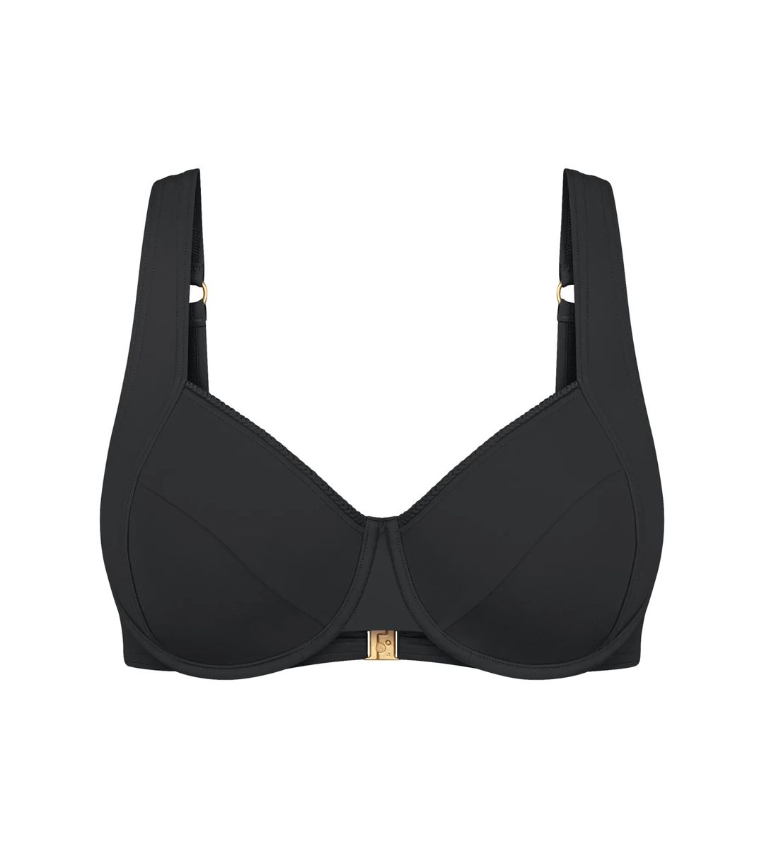 Bügel-Bikini-Oberteil mit Ziernähten