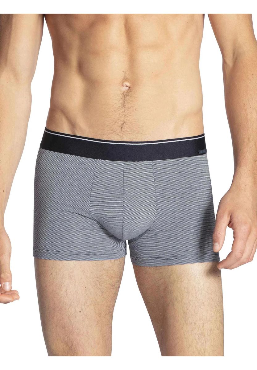 Feingestreifte Melange Stretch Trunks