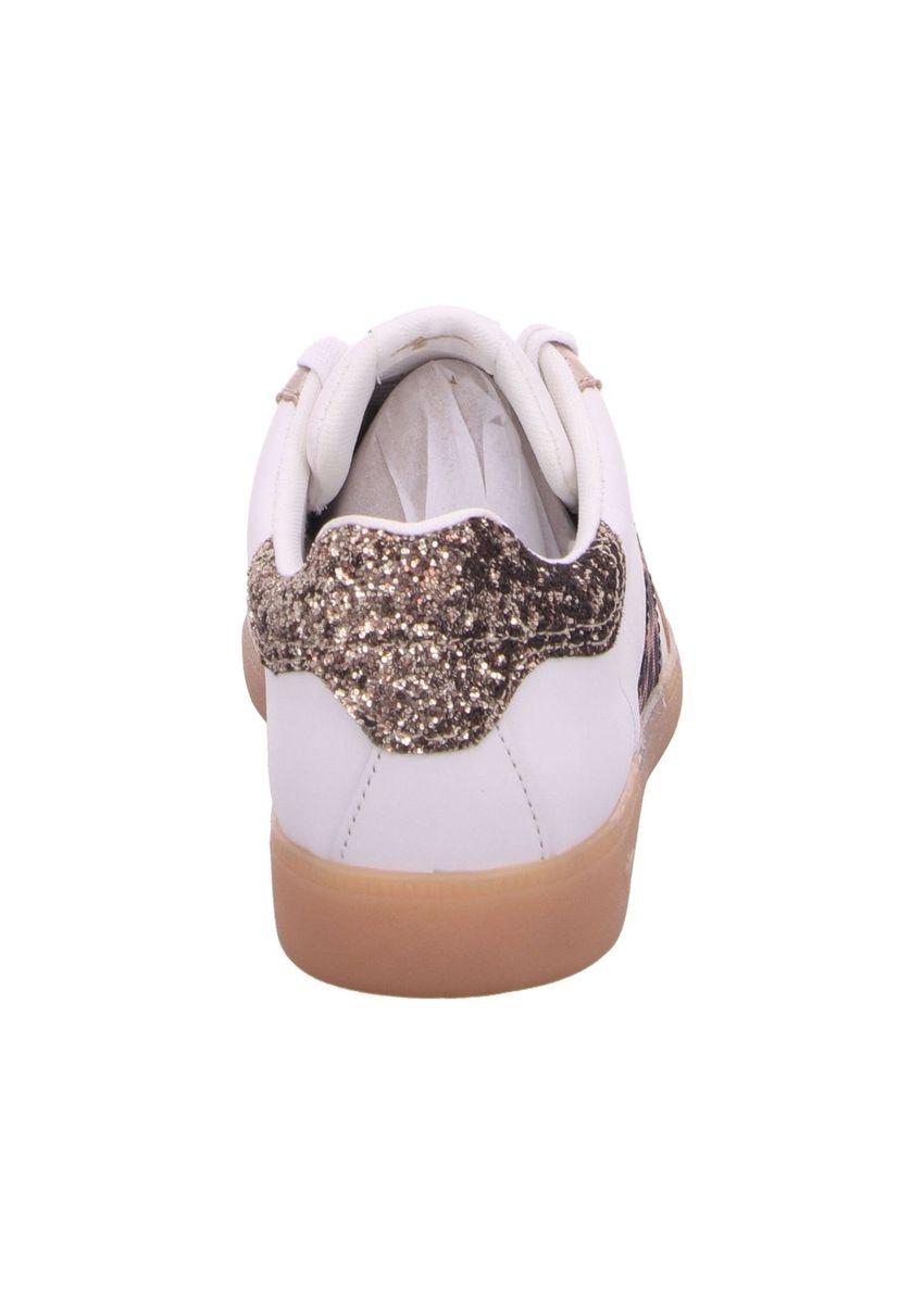 Leopard Akzent Schnür-Fashion-Sneaker