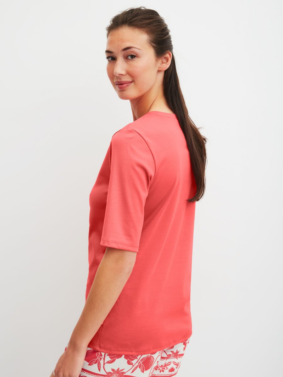 Weiches Schlafshirt mit Rundhalsausschnitt