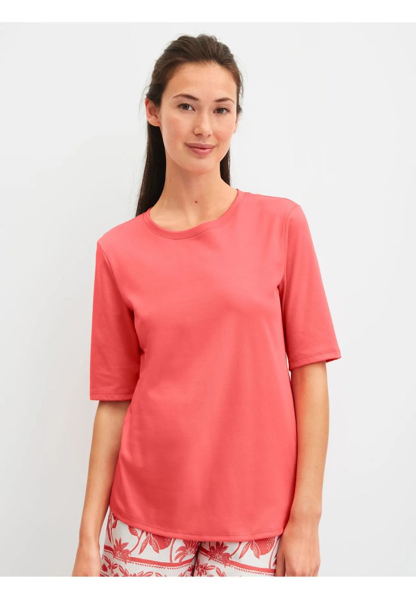 Weiches Schlafshirt mit Rundhalsausschnitt