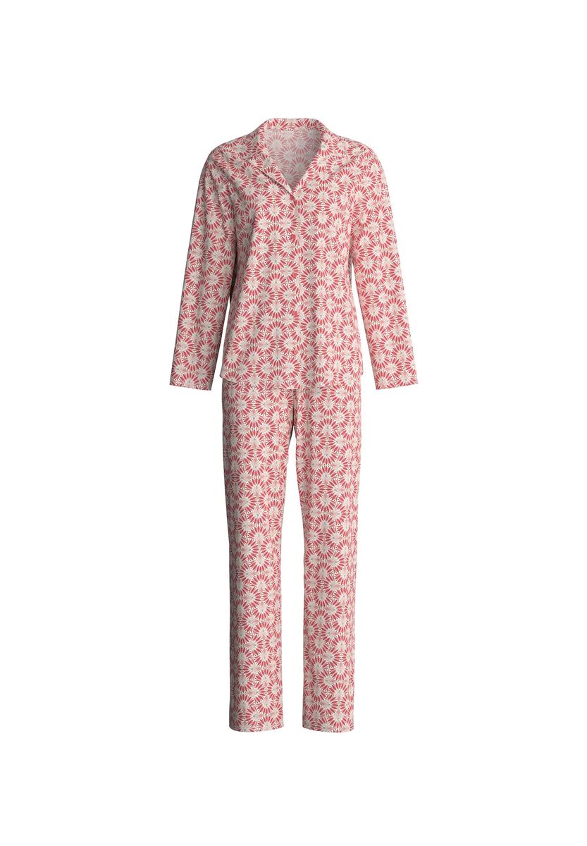 Klassisches Pyjama-Set mit geometrischem Muster