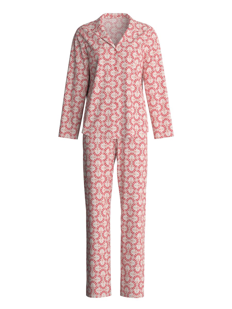 Klassisches Pyjama-Set mit geometrischem Muster