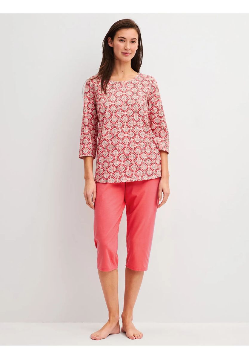 Pyjama-Set mit geometrischem Muster