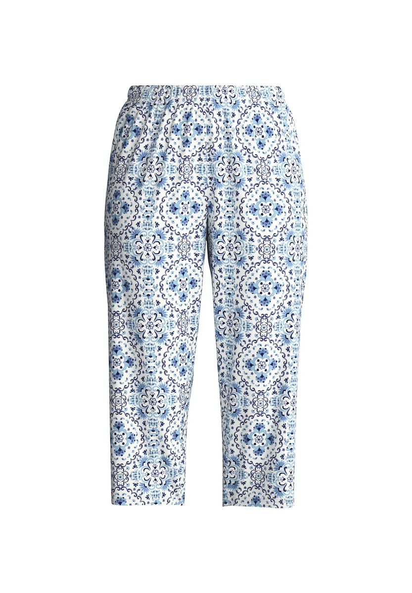 Paisley-Print 3/4 Loungehose