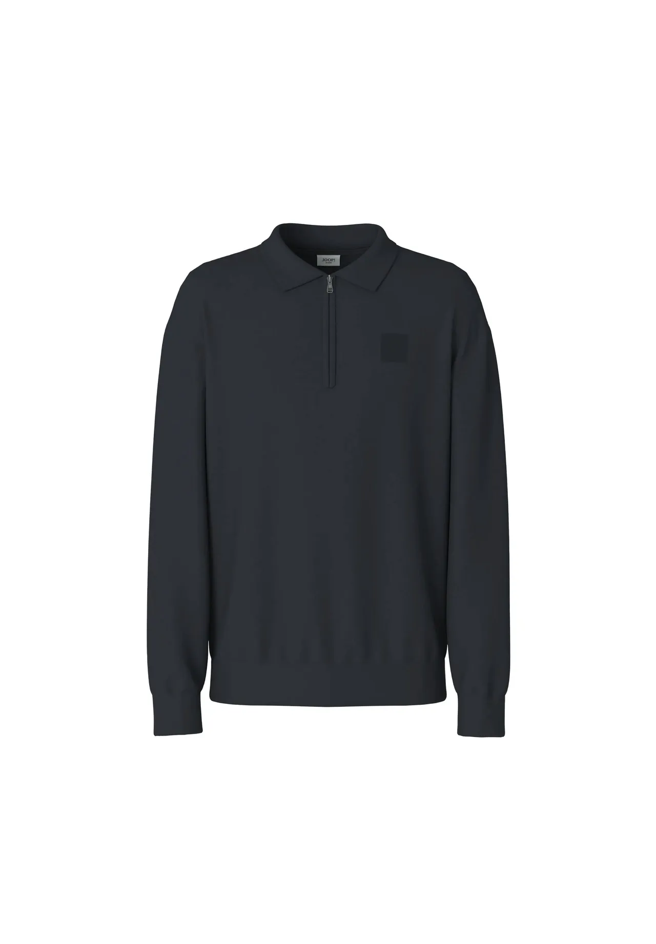 Langärmeliges Poloshirt mit Reißverschluss