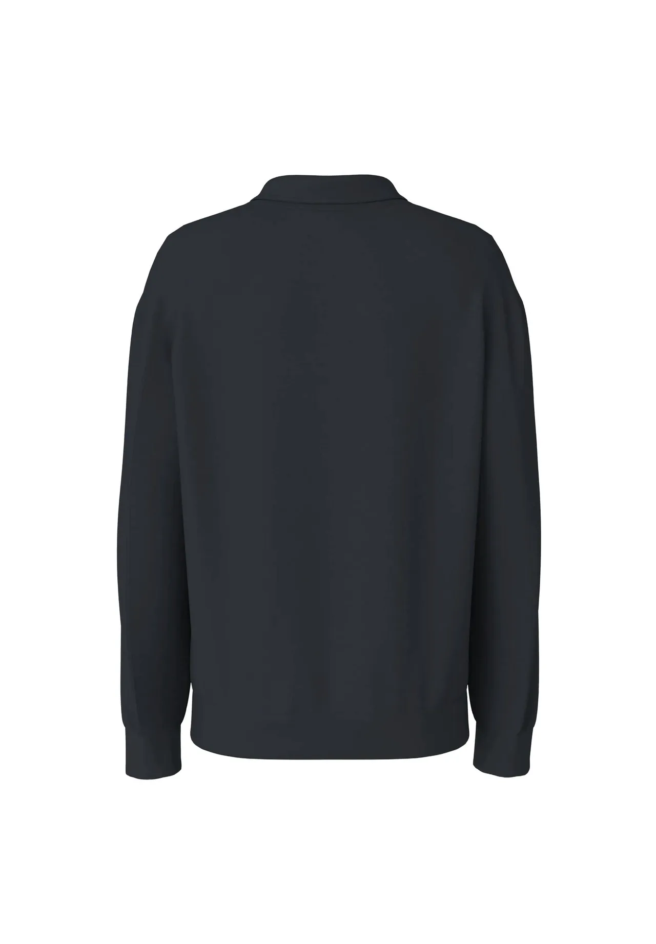 Langärmeliges Poloshirt mit Reißverschluss