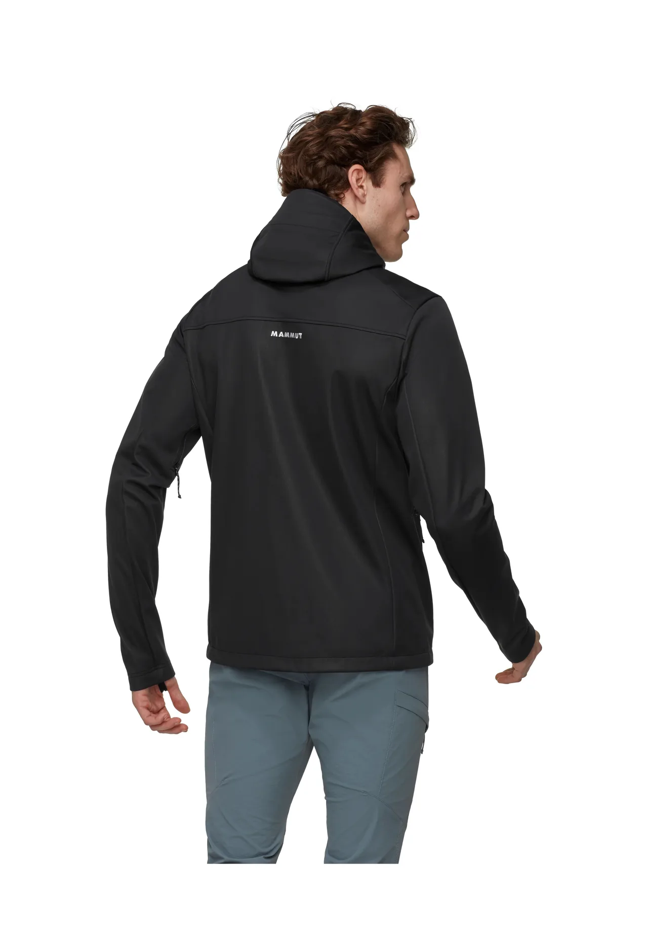 Funktionale Softshelljacke mit Kapuze