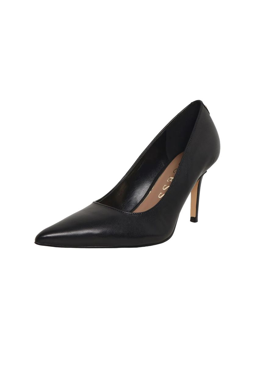 Klassische spitze Leder-Pumps