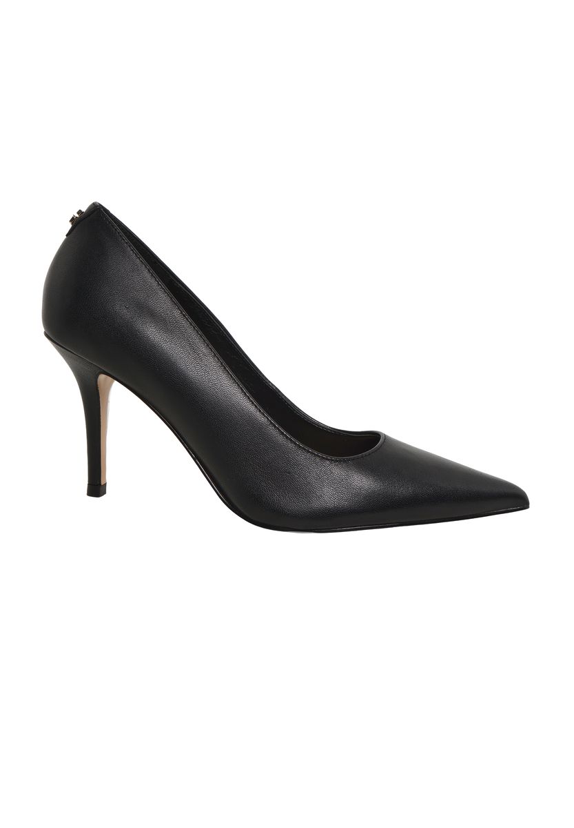 Klassische spitze Leder-Pumps