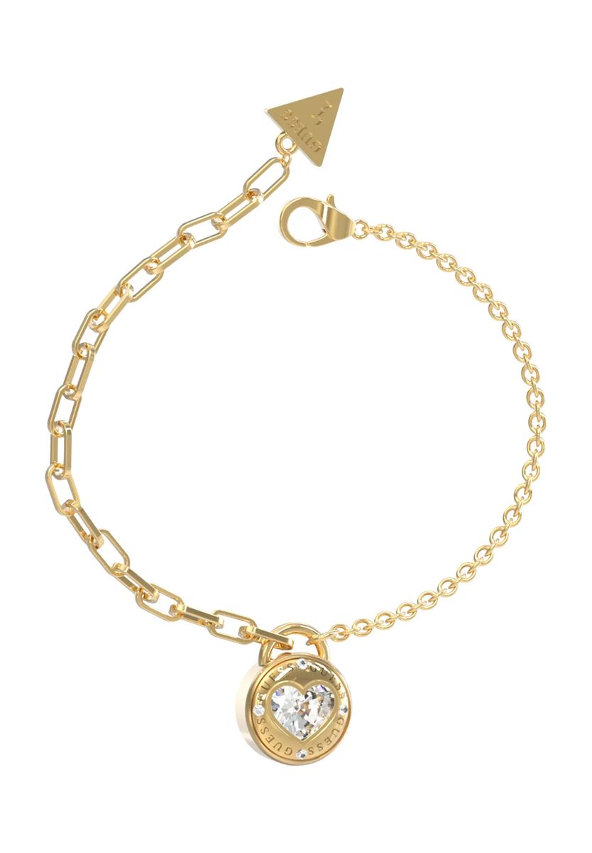 Armband mit Herzanhänger und Mischkette