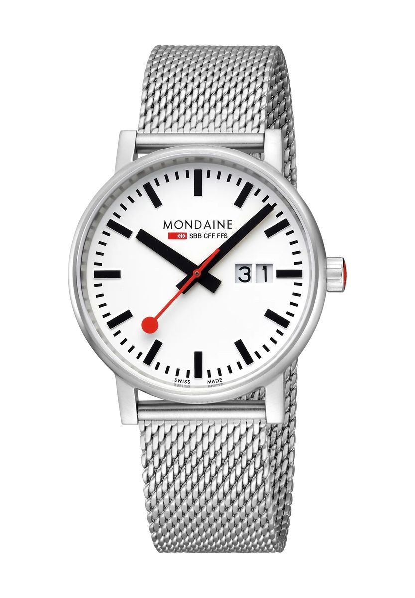 Armbanduhr im Bahnhofsuhr Design