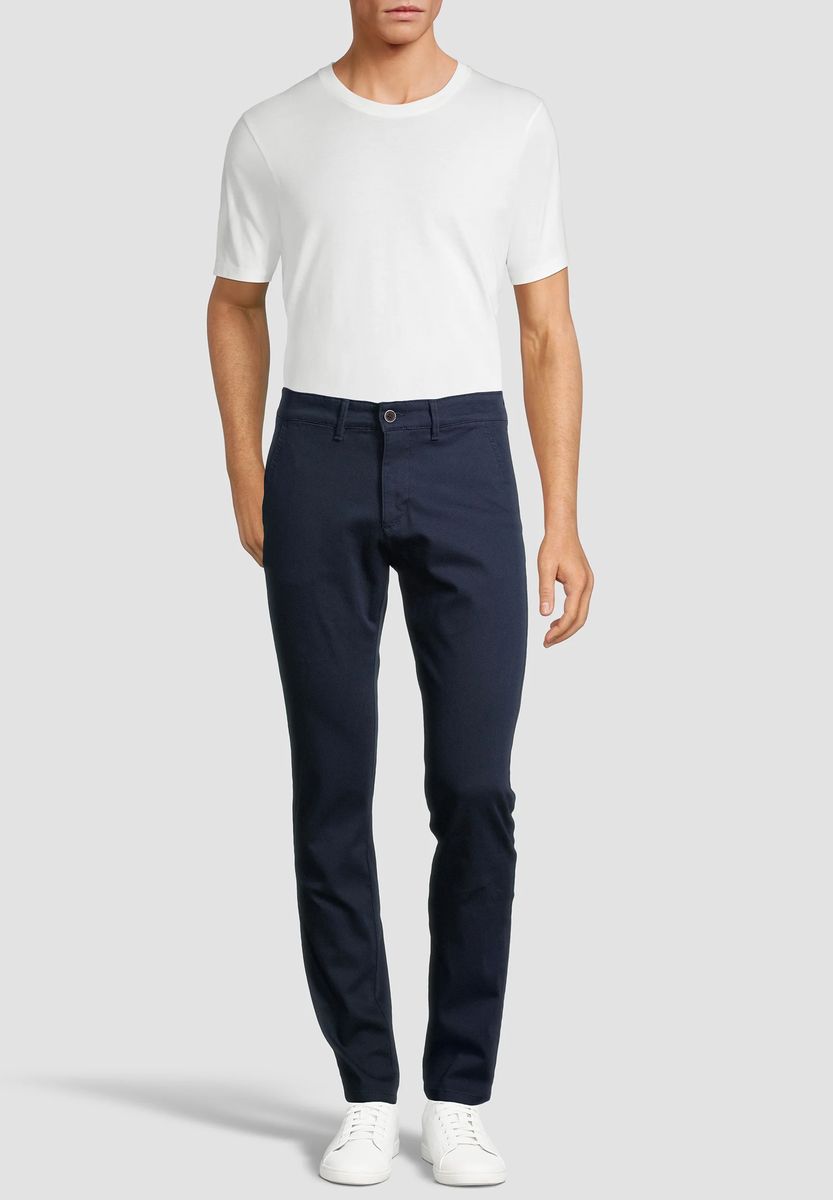 Klassische Slim Fit Chinohose