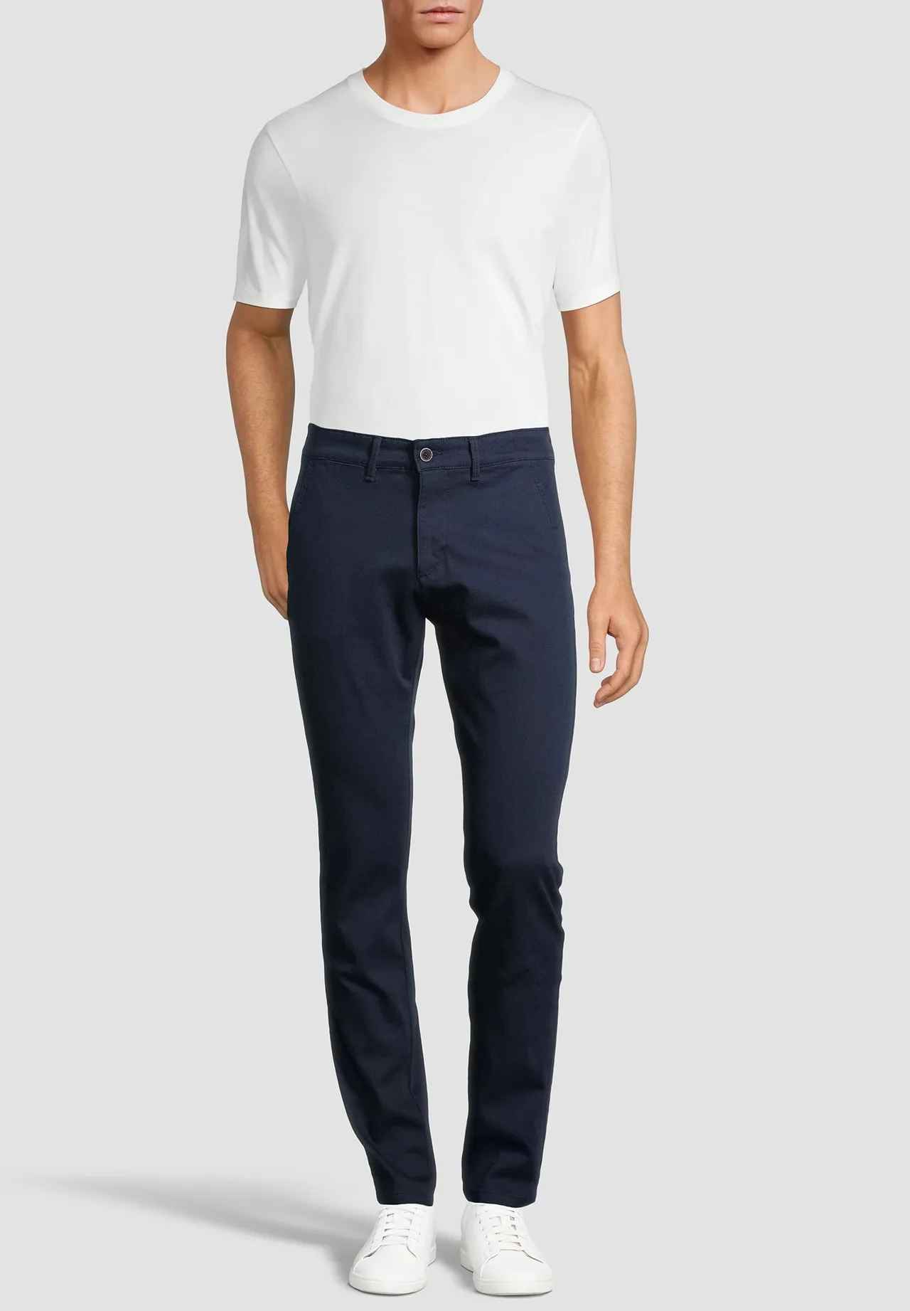 Klassische Slim Fit Chinohose
