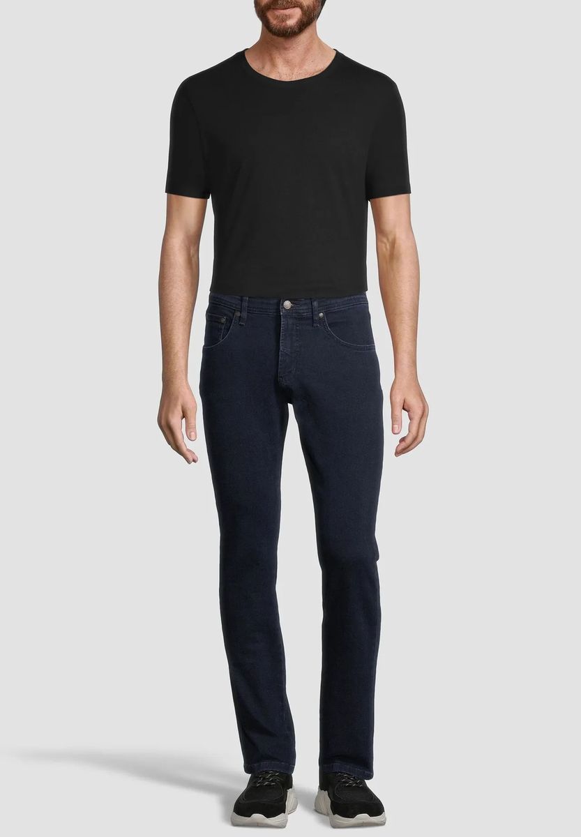 Five-Pocket-Jeans mit geradem Schnitt