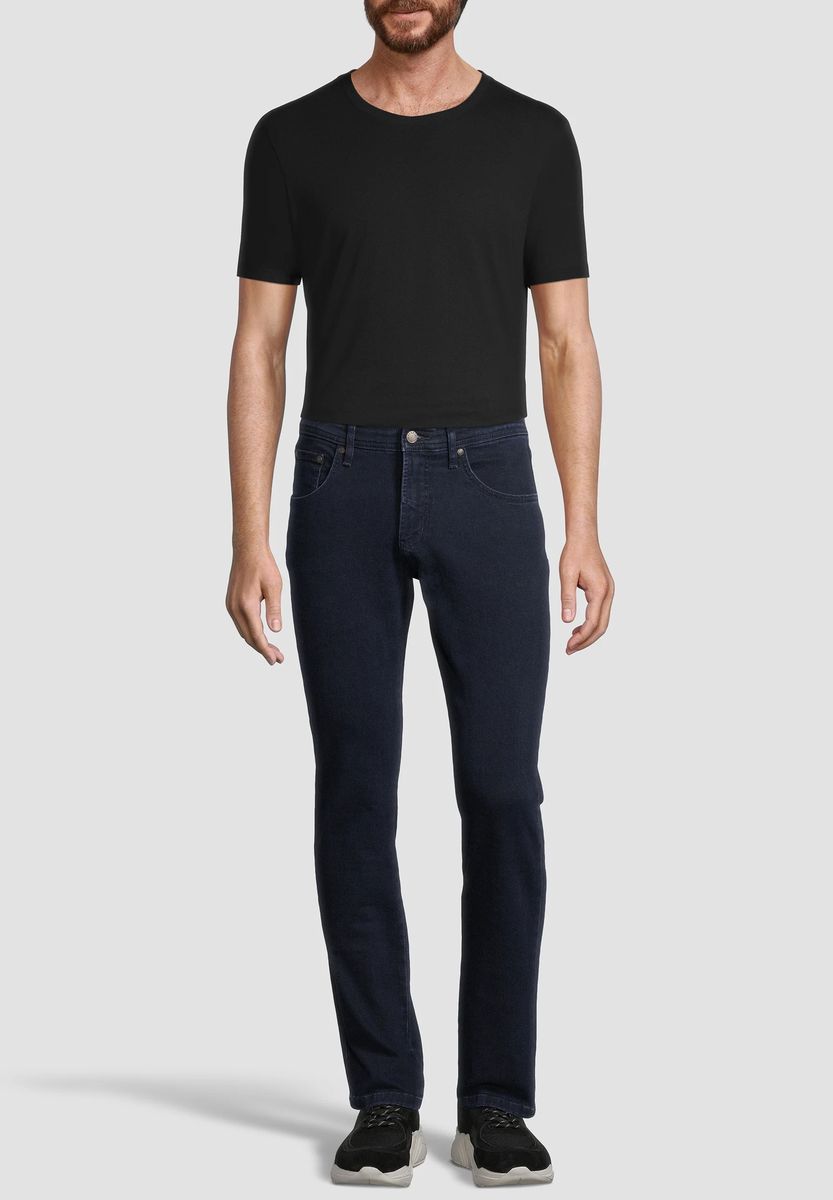 Five-Pocket-Jeans mit geradem Schnitt