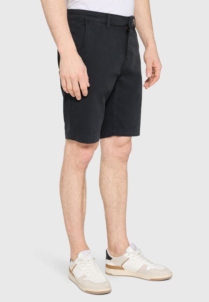 Klassische Stretch-Baumwoll-Shorts
