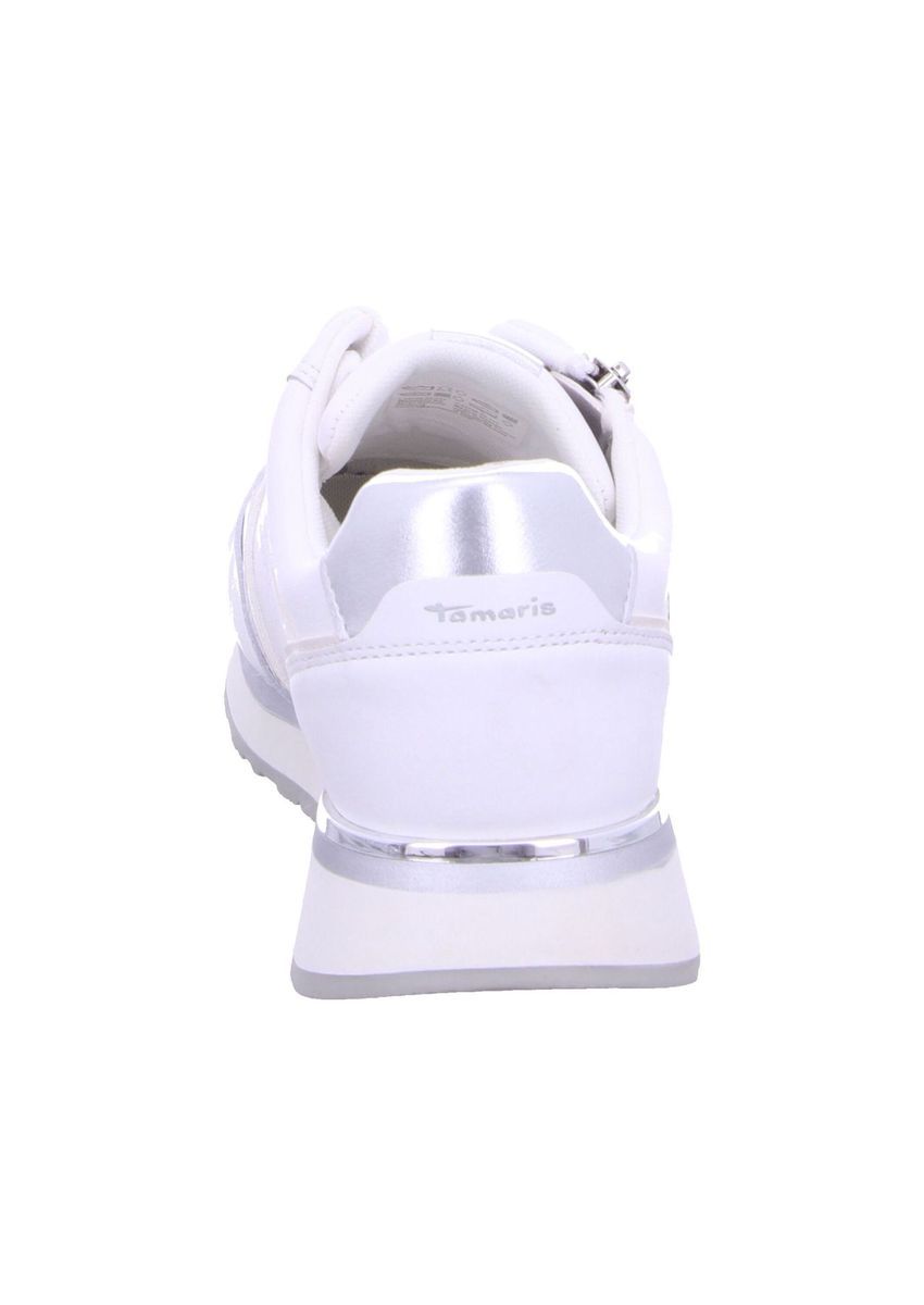 Weiße Damenmode-Schnürsneakers