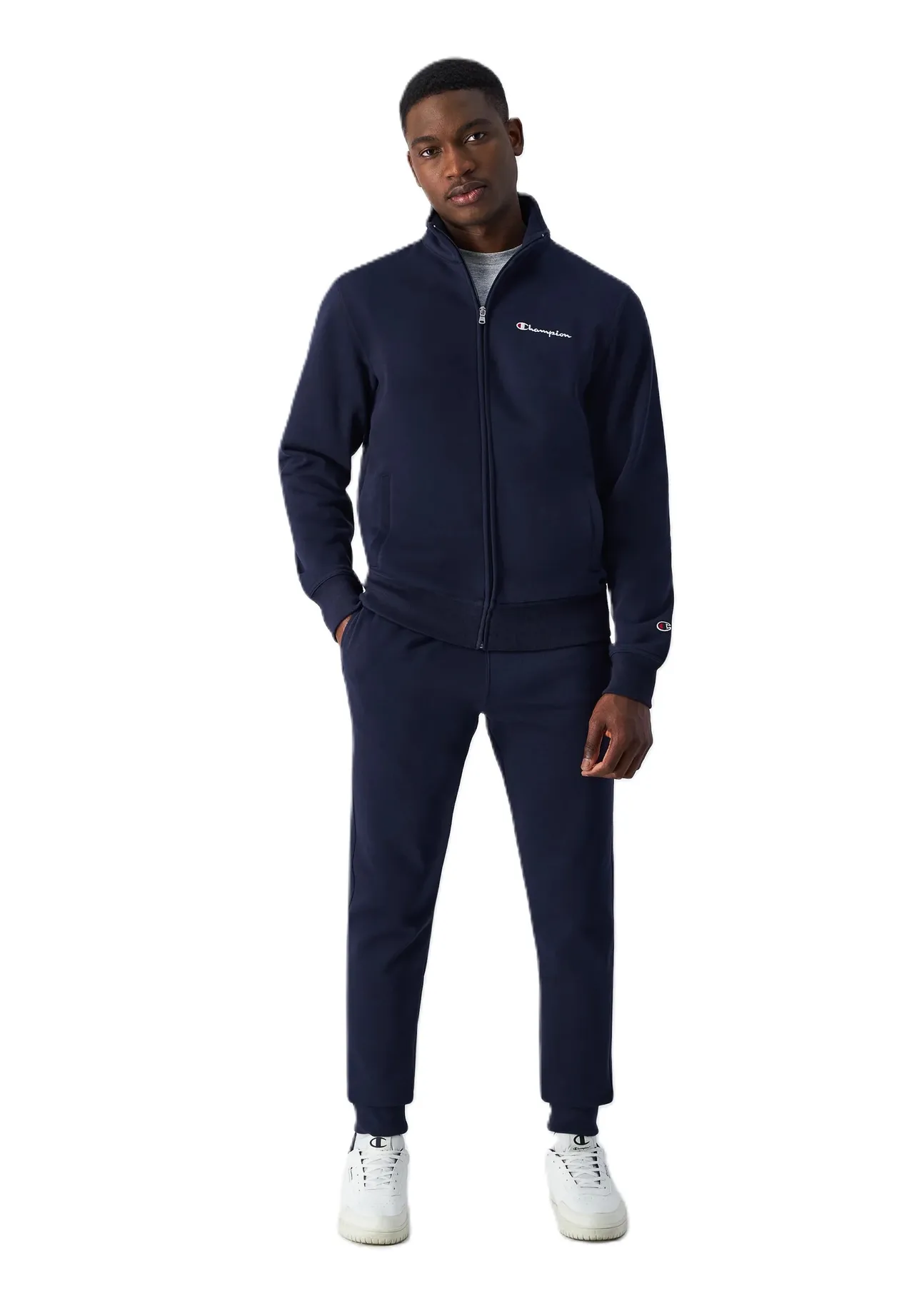 Jogginghose mit Rippbündchen und Kordelzug