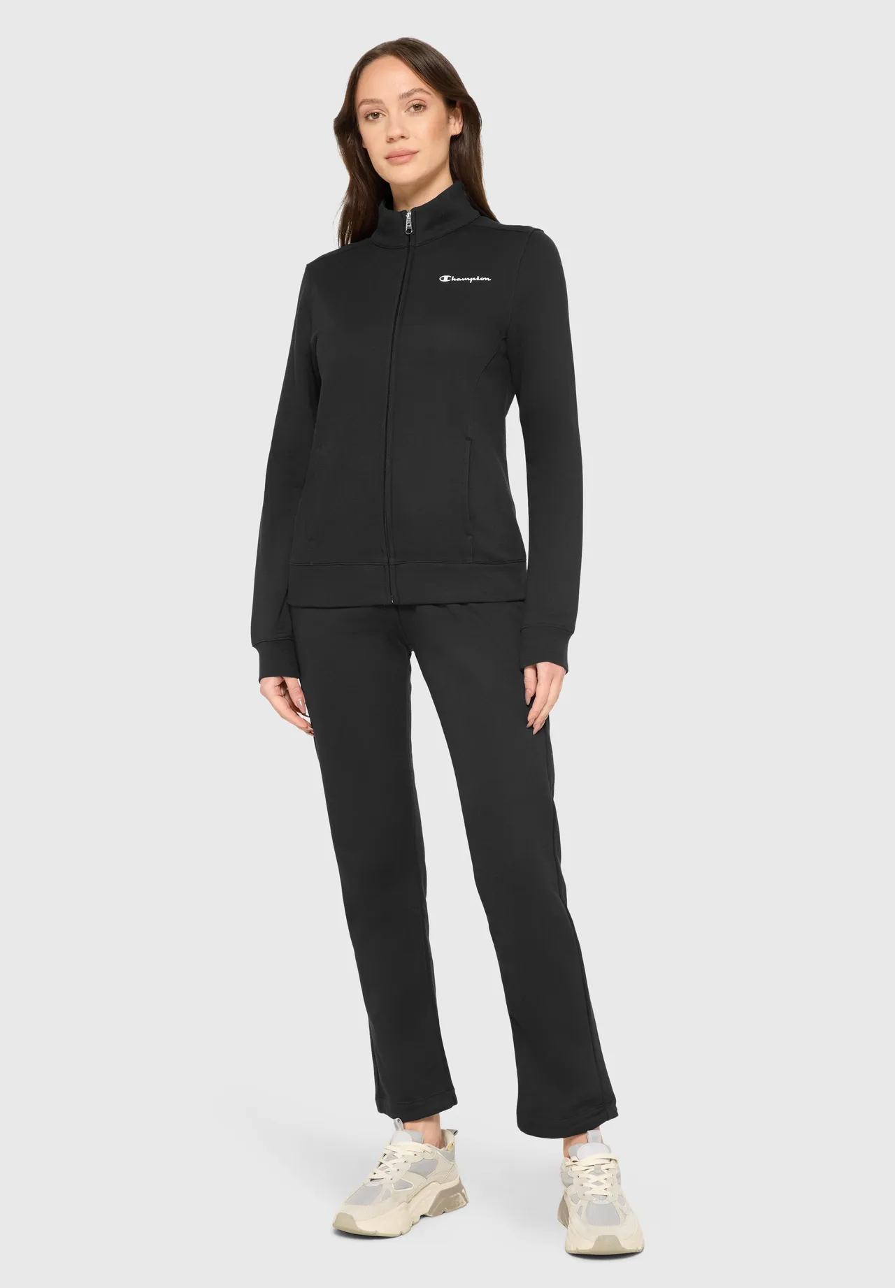 Zweiteiliges Zip-Up Trainingsanzug-Set