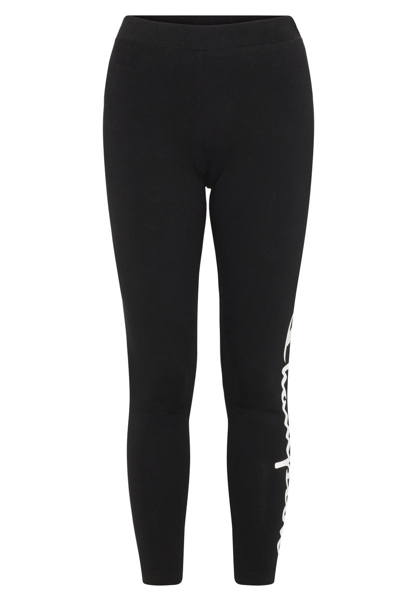 Knöchellange Leggings mit Logo-Schriftzug