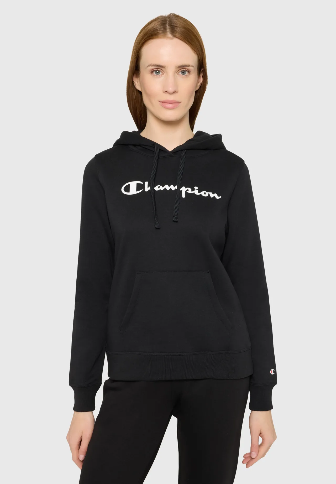 Hoodie mit klassischem Logo-Schriftzug