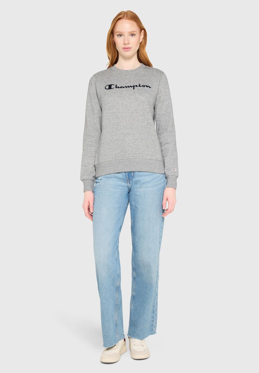 Klassisches Sweatshirt mit Logo-Schriftzug