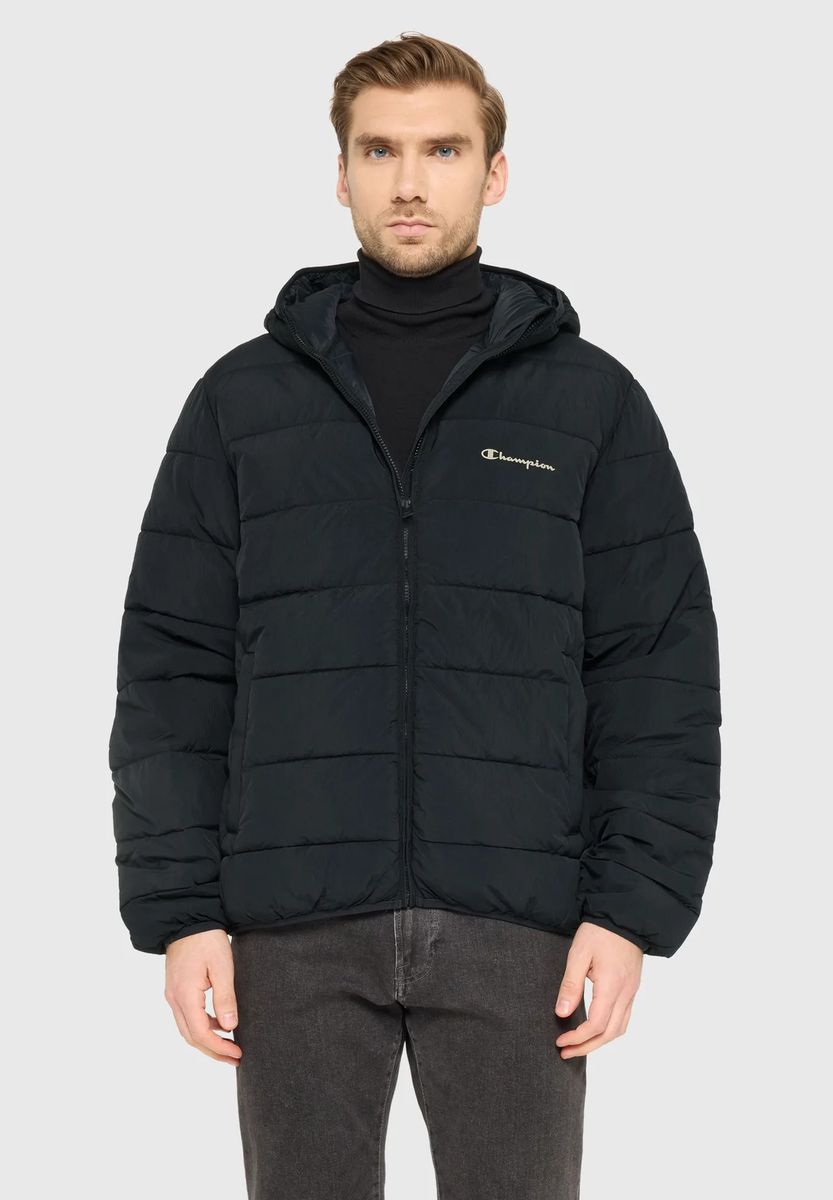 Gesteppte Outdoorjacke mit Kapuze